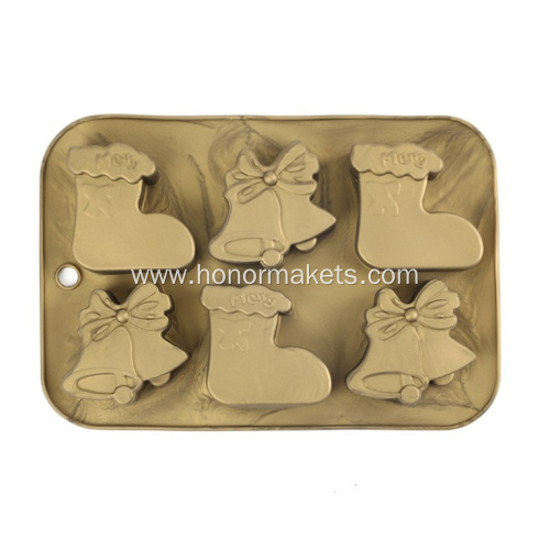 Silicone Christmas cake chocolate mold